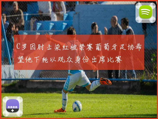 C罗因肘击染红被禁赛葡萄牙足协希望他下轮以观众身份出席比赛